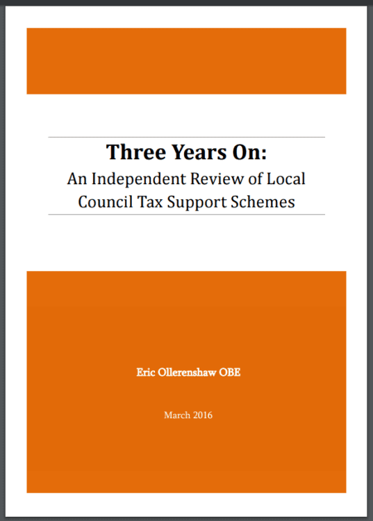 Local Council Tax Support three years on: An Independent Review