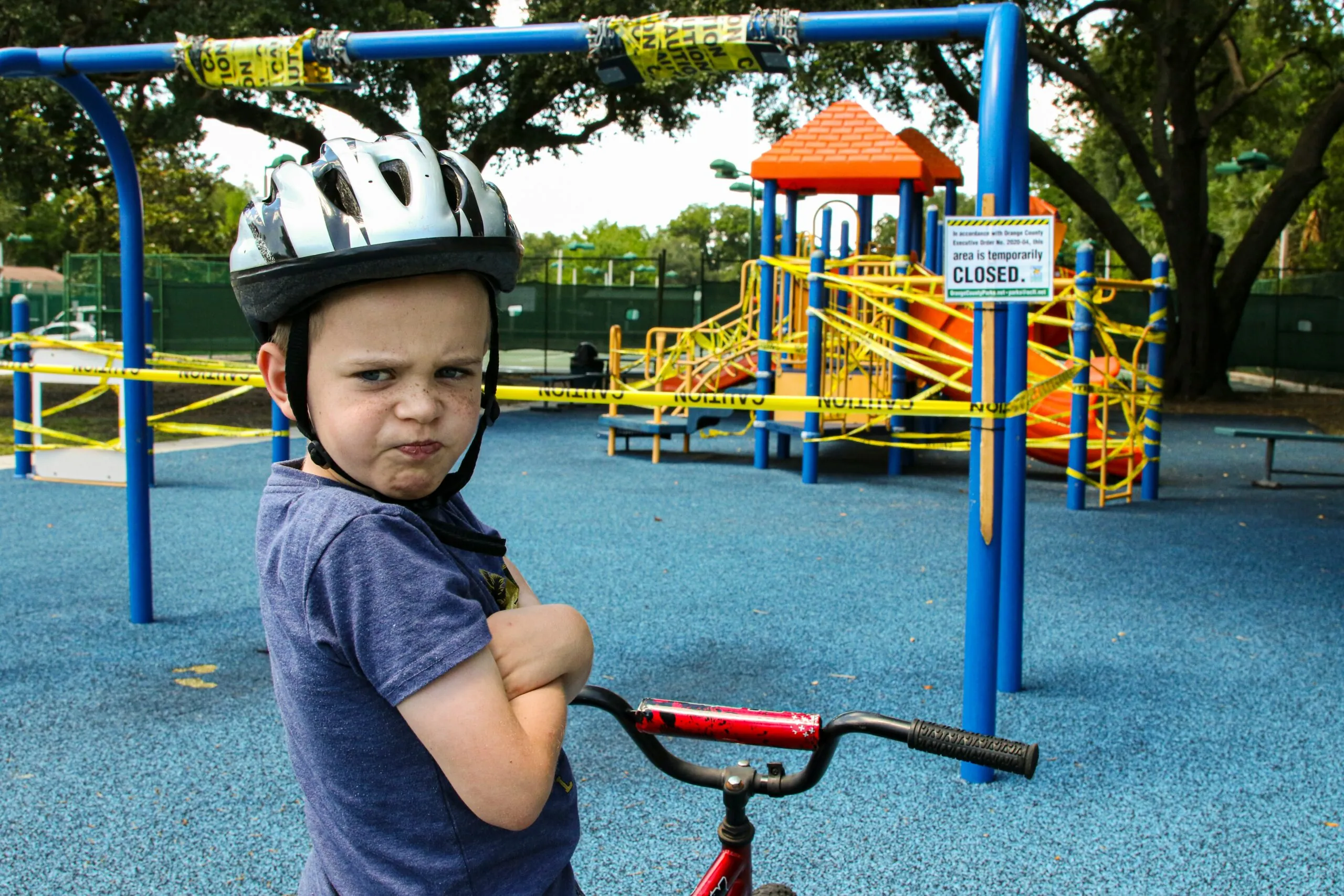 Boy at playground